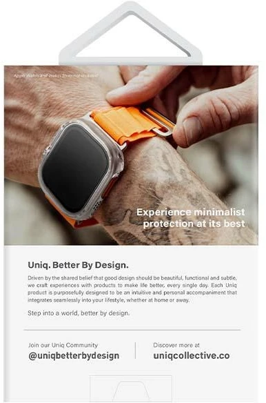 UNIQ Garde Dėklas Apple Watch Ultra /Ultra 2/ Ultra 3 49 mm. smoked pilkos spalvos