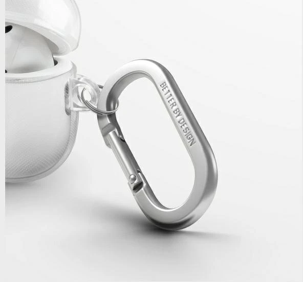 UNIQ dėklas Glase AirPods 4 glossy clear