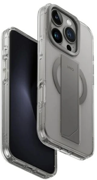 UNIQ Heldro Max Apple iPhone 16 Pro 6.3″ Magclick Charging dėklas skaidrus clear lucent