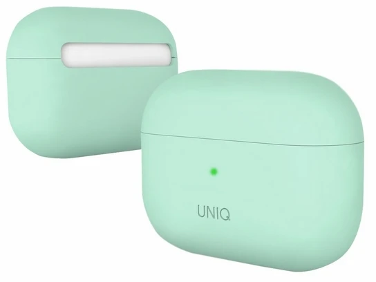 UNIQ Lino Dėklas AirPods Pro silikoninis mint žalios spalvos