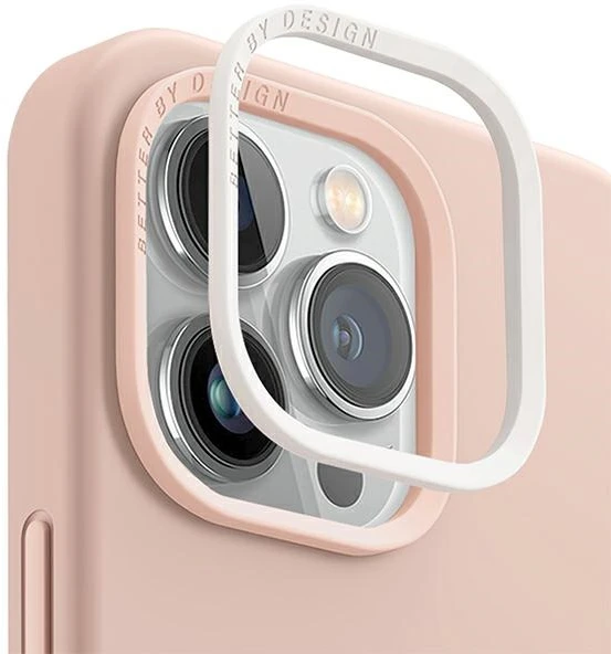 UNIQ Lino Hue Dėklas Apple iPhone 14 Plus / 15 Plus 6,7″ Magclick Charging blush rožinės spalvos