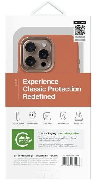 UNIQ dėklas Lyden Apple iPhone 16 Pro 6.3″ Magclick Charging terracotta
