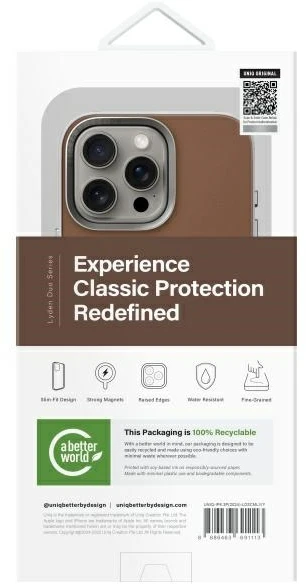 UNIQ dėklas Lyden DS Apple iPhone 16 Pro 6.3″ Magclick Charging carmel-ivory