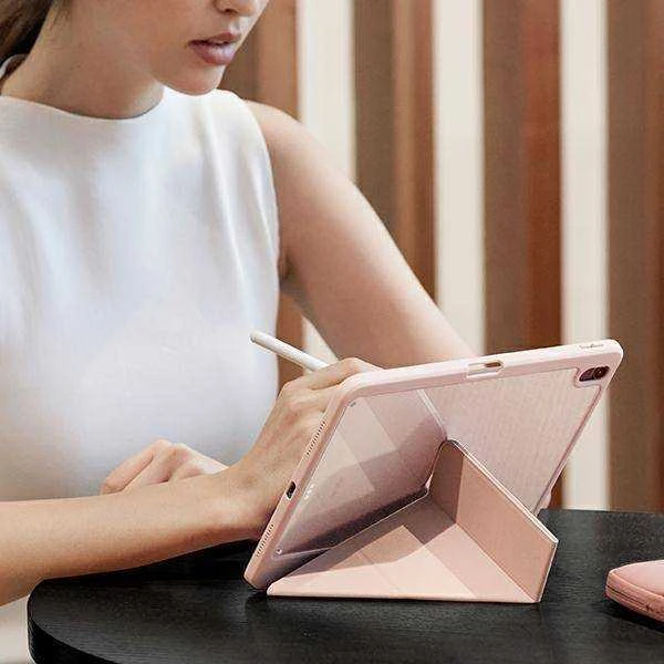 UNIQ Moven Dėklas Apple iPad Air 10.9 (2022/2020) Antimicrobial blush rožinės spalvos