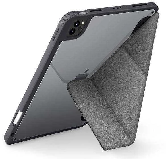 UNIQ Moven Dėklas Apple iPad Pro 11″ (2021/2020) Antimicrobial charcoal pilkos spalvos