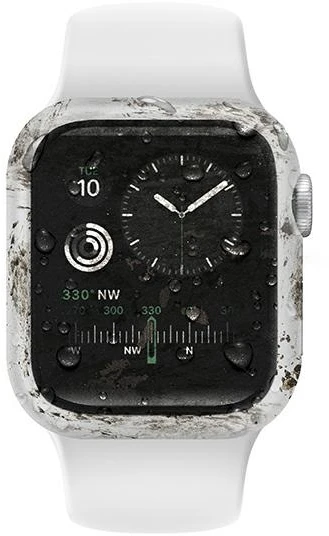 Išmaniojo laikrodžio Apple 4 ekrano rėmelis, Baltos spalvos, 44mm