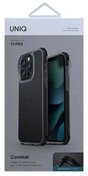 Panzer Glass UNIQ Combat Dėklas Apple iPhone 13 Pro / 13 6,1″ carbon juodos spalvos