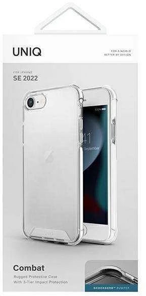 UNIQ Combat Dėklas Apple iPhone SE 2022 / SE2020 /7/8 blanc baltos spalvos