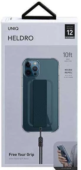 UNIQ Heldro Dėklas Apple iPhone 12/12 Pro 6,1″ clear Antimicrobial