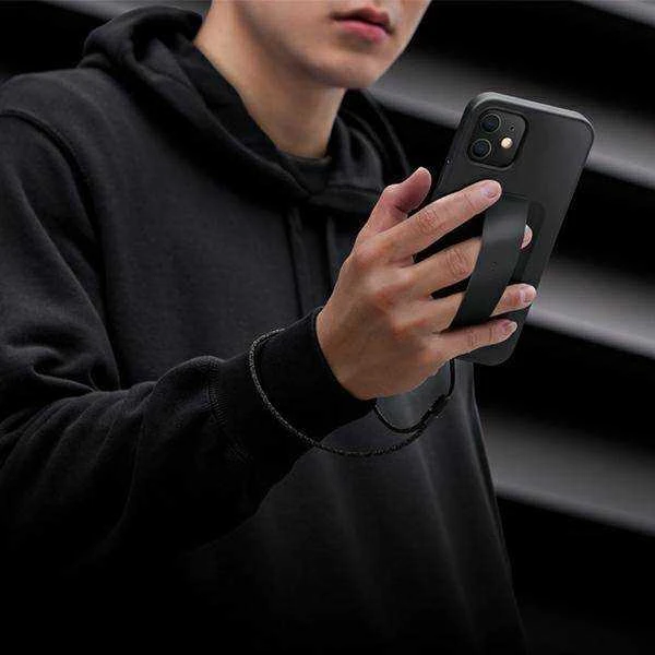 UNIQ Heldro Dėklas Apple iPhone 12 mini 5,4″ midnight juodos spalvos Antimicrobial