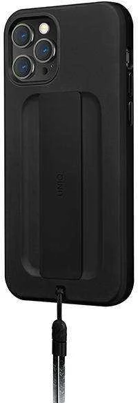 UNIQ Heldro Dėklas Apple iPhone 12 Pro Max 6,7″ midnight juodos spalvos Antimicrobial