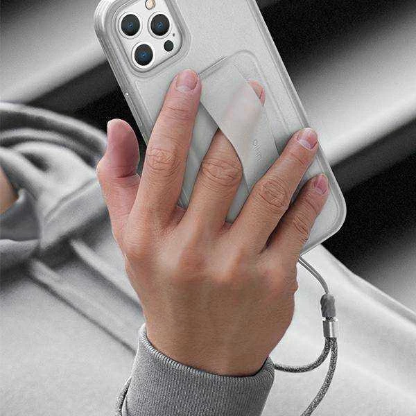 UNIQ dėklas telefonui Heldro Apple iPhone 12/12 Pro 6.1" baltos spalvos frost Antimicrobial