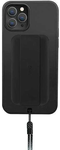 UNIQ Heldro Dėklas Apple iPhone 12 Pro Max 6,7″ midnight juodos spalvos Antimicrobial