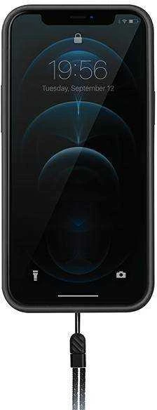 UNIQ Heldro Dėklas Apple iPhone 12 mini 5,4″ midnight juodos spalvos Antimicrobial