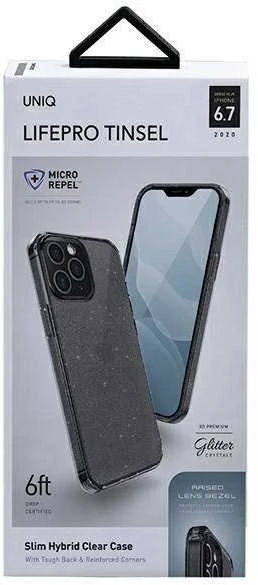 UNIQ LifePro Tinsel Dėklas Apple iPhone 12 Pro Max 6,7″ vapour smoke
