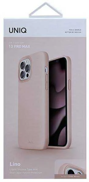 UNIQ Lino Dėklas Apple iPhone 13 Pro Max 6,7″ blush rožinės spalvos