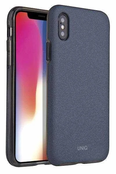 UNIQ dėklas Lithos Apple iPhone X/Xs mėlynos spalvos