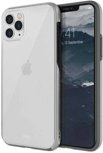 UNIQ dėklas Vesto Hue Apple iPhone 11 Pro Max sidabro spalvos