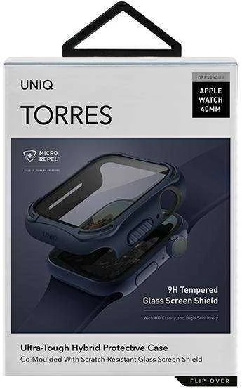 Išmaniojo laikrodžio Apple Watch 4/5/6/SE ekrano rėmelis, Mėlynos spalvos, 40mm