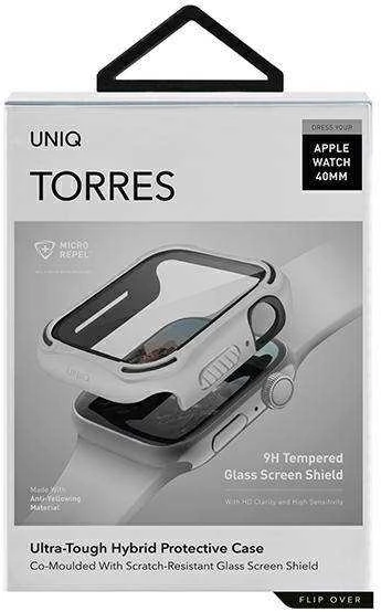 Išmaniojo laikrodžio Apple Watch 4/5/6/SE ekrano rėmelis, Baltos spalvos, 40mm