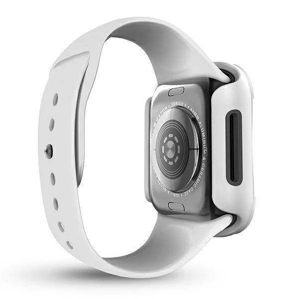Išmaniojo laikrodžio Apple Watch 4/5/6/SE ekrano rėmelis, Baltos spalvos, 40mm