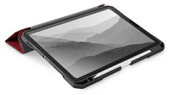 Panzer Glass UNIQ Trexa dėklas Apple iPad Pro 11" 2021/2020, antimikrobinis, raudonas