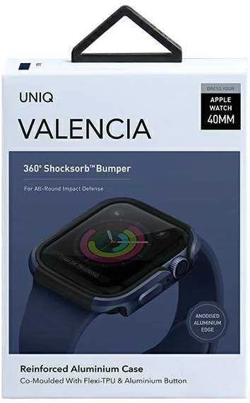 Išmaniojo laikrodžio Apple 4/5/6/SE ekrano rėmelis, Mėlynos spalvos, 40mm