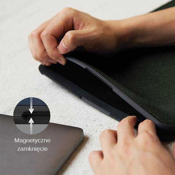 UNIQ Dfender laptop Sleeve 16″ marl pilkos spalvos