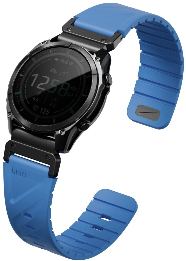 UNIQ Fluo x Smart-Fit apyrankė for Garmin 22mm Mėlyna