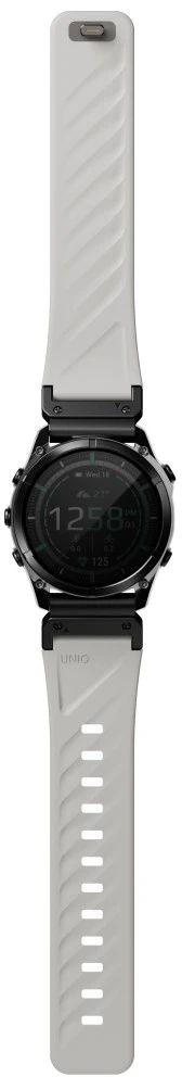 UNIQ Fluo x Smart-Fit apyrankė for Garmin 22mm pilkos spalvos