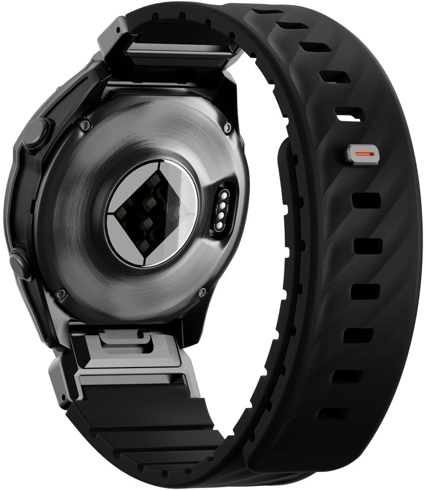 UNIQ Fluo x Smart-Fit apyrankė for Garmin 22mm juodos spalvos