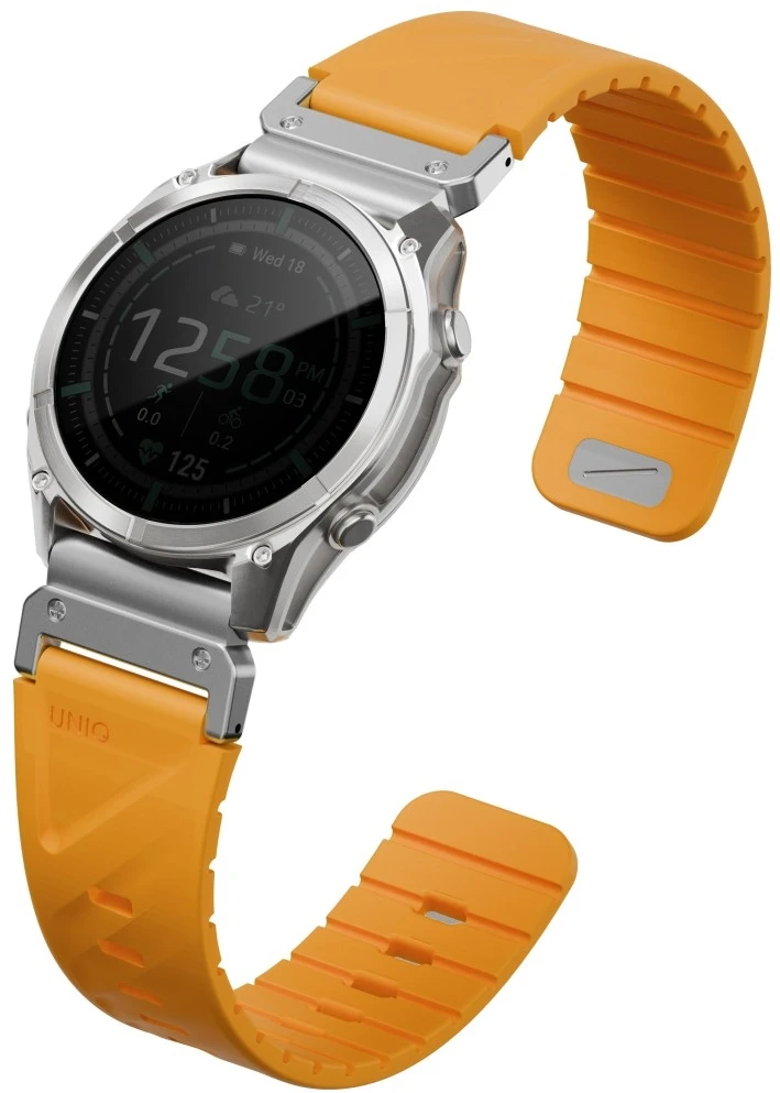 UNIQ Fluo x Smart-Fit apyrankė for Garmin 22mm oranžinės spalvos