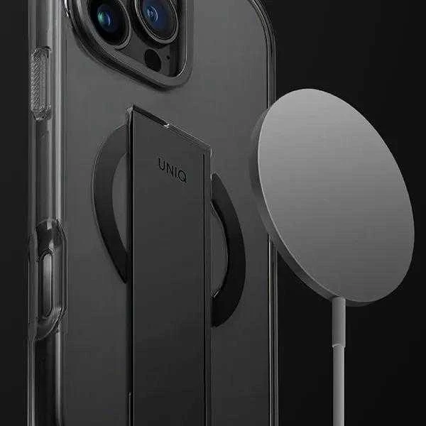 UNIQ Heldro Max Apple iPhone 16 Pro 6.3″ Magclick Charging dėklas auksinis taupe auksinis
