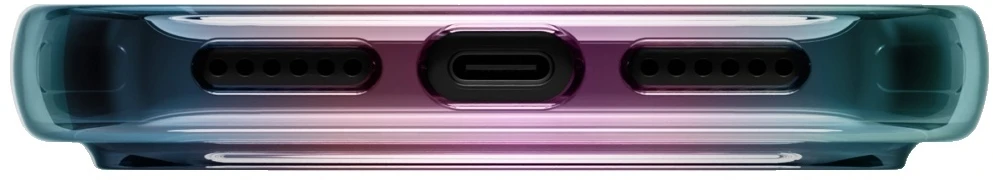 UNIQ Iridescia dėklas skirtas Apple iPhone 17 Pro Max Magclick Charging midnight quartz