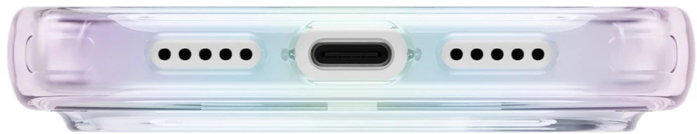 UNIQ Iridescia Dėklas skirtas iPhone 17 Pro Magclick Charging holo quartz