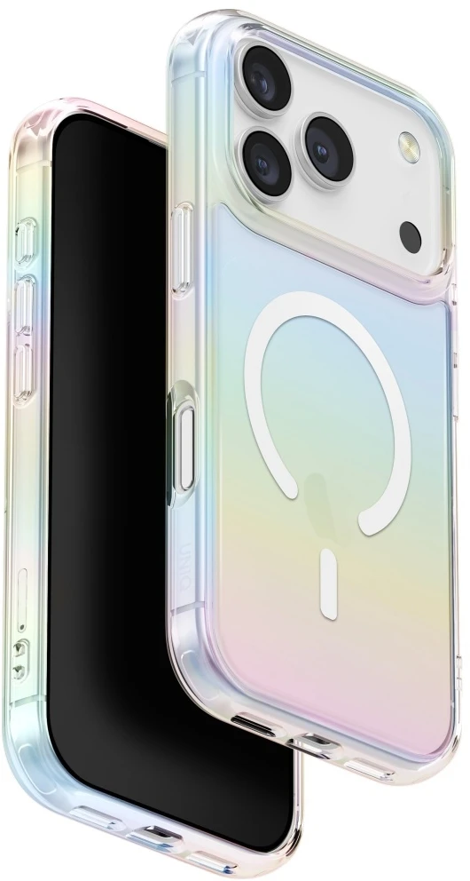 UNIQ Iridescia Dėklas skirtas iPhone 17 Pro Magclick Charging holo quartz