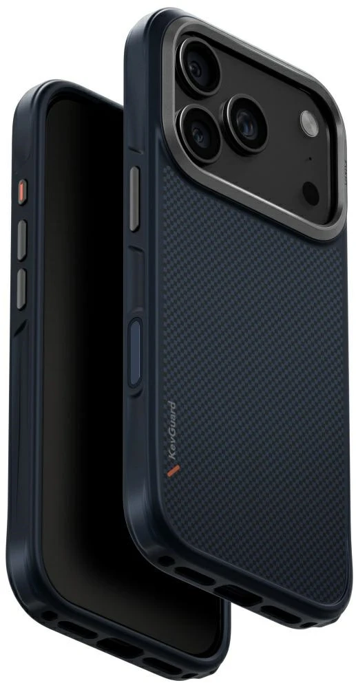 UNIQ Keva dėklas, skirtas iPhone 17 Pro, su Magclick įkrovimo funkcija, mėlynas