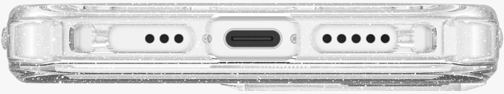 UNIQ LifePro Xtreme Dėklas Apple iPhone 17 Magclick Charging skaidrus/Glitter