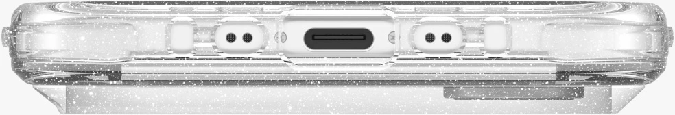 UNIQ LifePro Xtreme Dėklas Apple iPhone Air Magclick Charging skaidrus/Glitter