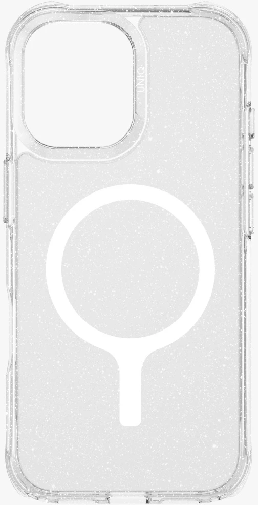UNIQ LifePro Xtreme Dėklas Apple iPhone 17 Magclick Charging skaidrus/Glitter