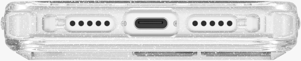 UNIQ LifePro Xtreme Dėklas Apple iPhone 17 Pro Magclick Charging skaidrus/Glitter