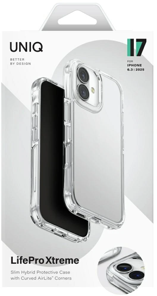 UNIQ Lifepro Xtreme Dėklas Apple iPhone 17 skaidrus
