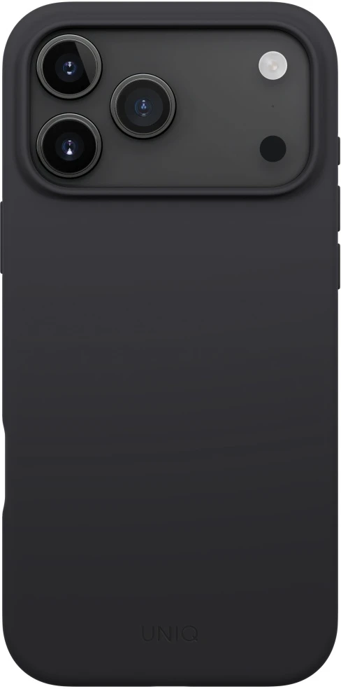 UNIQ Lino Dėklas iPhone 17 Pro Max Magclick Įkrovimas Pilkas