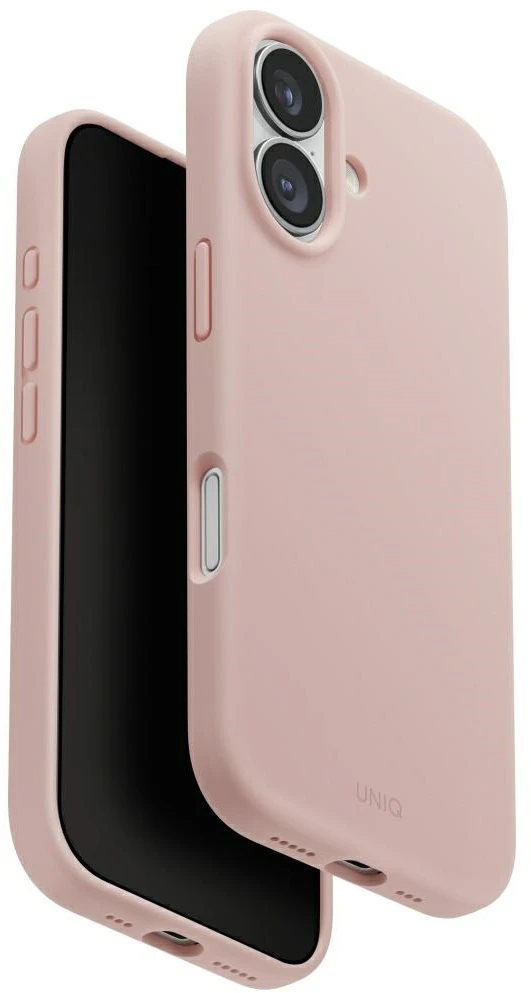 UNIQ Lino Dėklas Apple iPhone 17 Magclick Charging rožinės spalvos