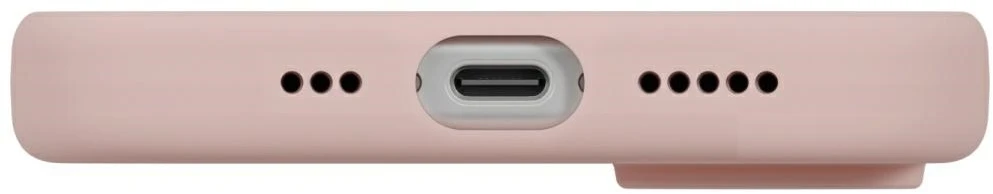UNIQ Lino Dėklas Apple iPhone 17 Magclick Charging rožinės spalvos