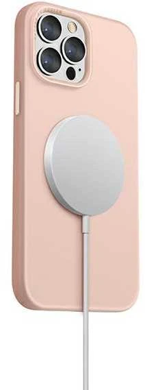 UNIQ Lino Hue Dėklas Apple iPhone 13 Pro Max 6,7" blush rožinės spalvos MagSafe