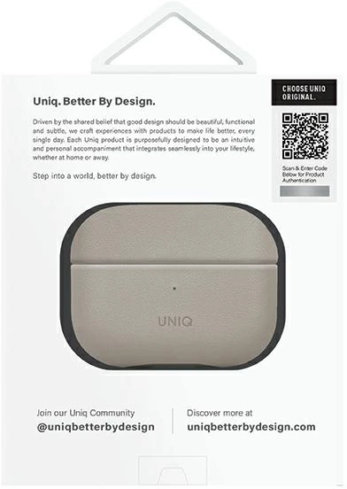 UNIQ Lyden DS AirPods Pro 2 gen (2022/2023) beige-žalios spalvos/ivory-lichen žalios spalvos dėklas