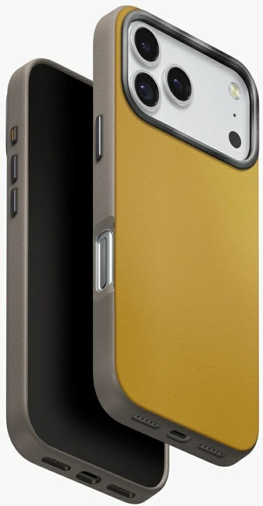 UNIQ Lyden DS Dėklas Apple iPhone 17 Pro Magclick Charging Geltona-Gray