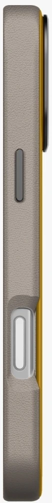 UNIQ Lyden DS Dėklas Apple iPhone 17 Pro Max Magclick Charging Geltona/Gray