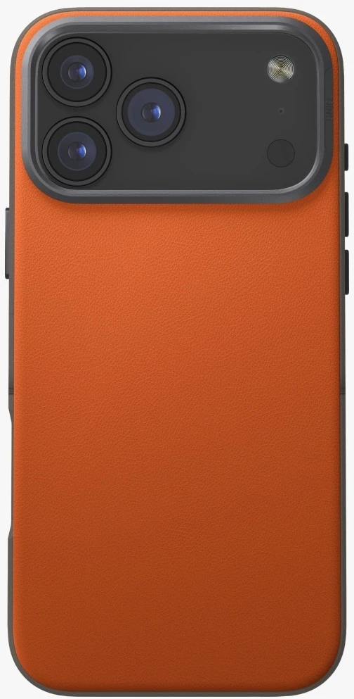 UNIQ Lyden DS Dėklas Apple iPhone 17 Pro Max Magclick Charging Oranžinis/Gray